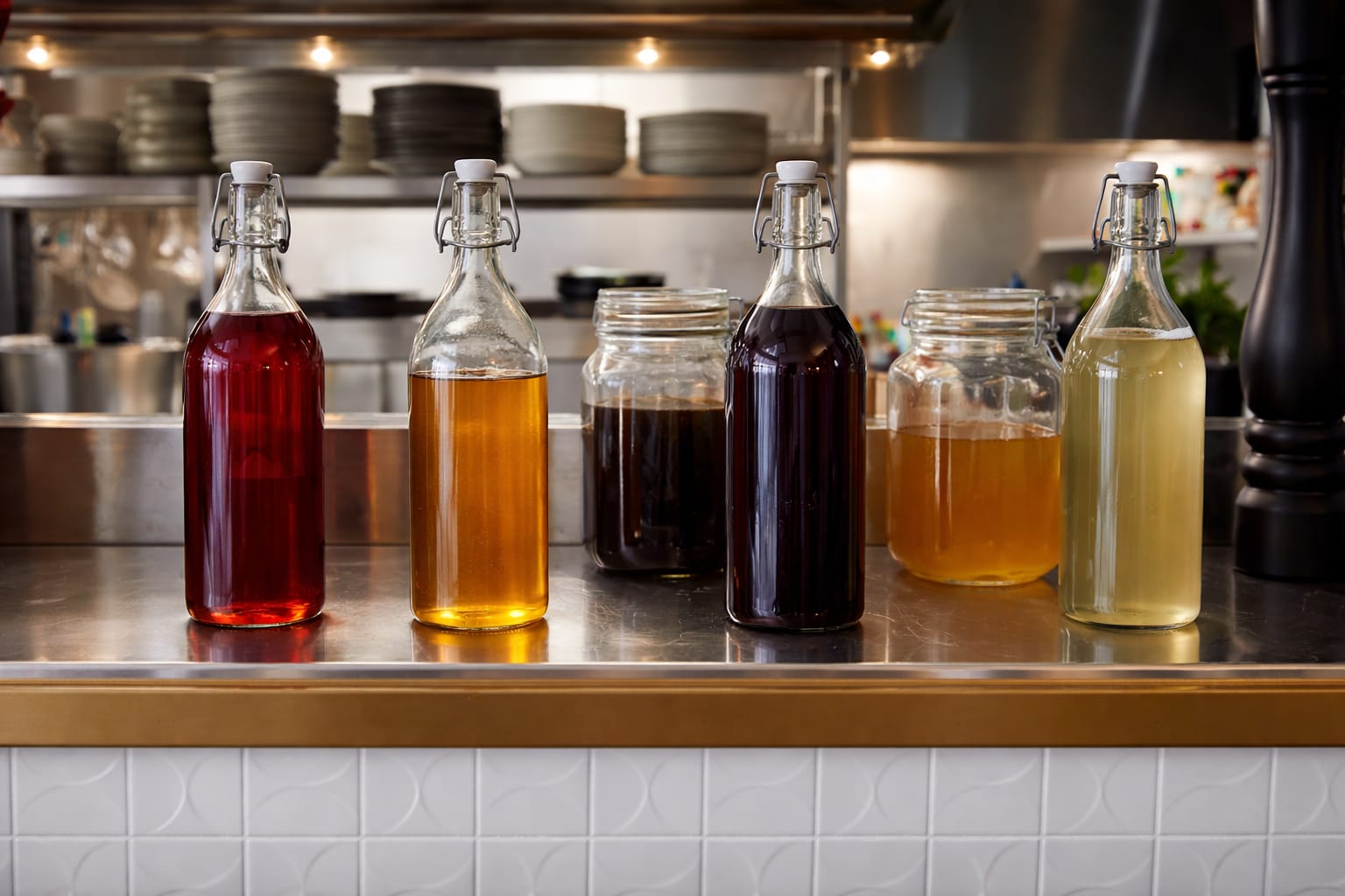 Huisgemaakte siropen en infusies bij Bij Blue